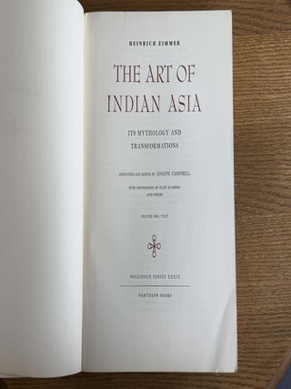 The Art of Indian Asia; Its Mythology and Transformations. Volume One: Text; Volume Two: Plates