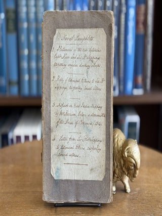 Item #0102451 Naval Pamphlets: A Statement of the Case Between Cap. Rob. Keen and Mr. Rob....