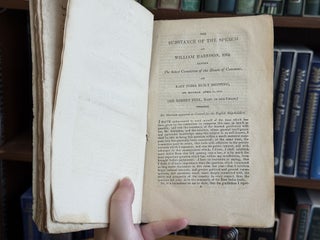 Naval Pamphlets: A Statement of the Case Between Cap. Rob. Keen and Mr. Rob. Seppings / Substance of the Speech of William Harrison ... on East Indian-built Shipping / A Reply to the Letter of Seppings on the Round Bows and Circular Sterns / A Letter.. to Charles Ekins on the Different Modes of Constructing Ships with Round Bows, and Circular Sterns