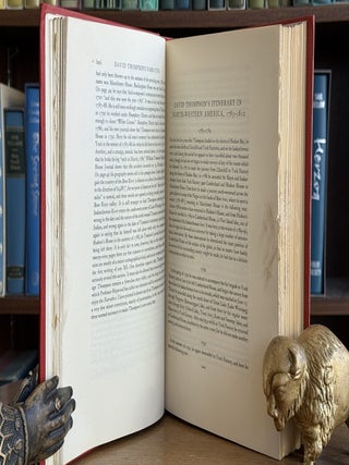 David Thompson's Narrative; 1784-1812
