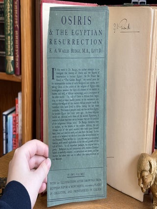 Osiris and the Egyptian Resurrection / Two Volumes