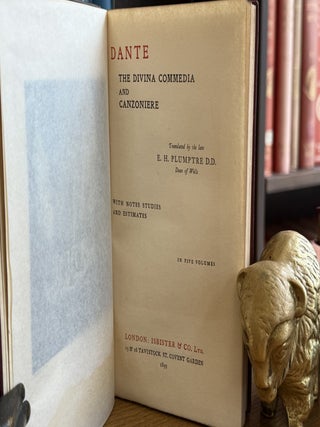 The Divina Commedia and Canzoniere / 5 volumes; Hell; Purgatory; Paradise; Canzoniere ("The Minor Poems"); Life of Dante