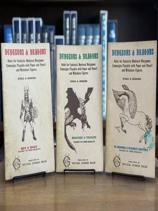 Item #0106238 Dungeons & Dragons : Volumes 1, 2, & 3 of Three Booklets; Men & Magic; Monsters &...