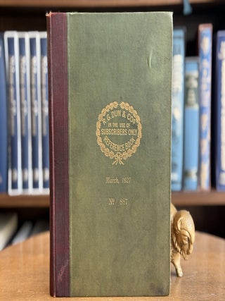 Reference Book (And Key) Containing Ratings of Merchants, Manufacturers and Traders Generally. The Mercantile Agency.