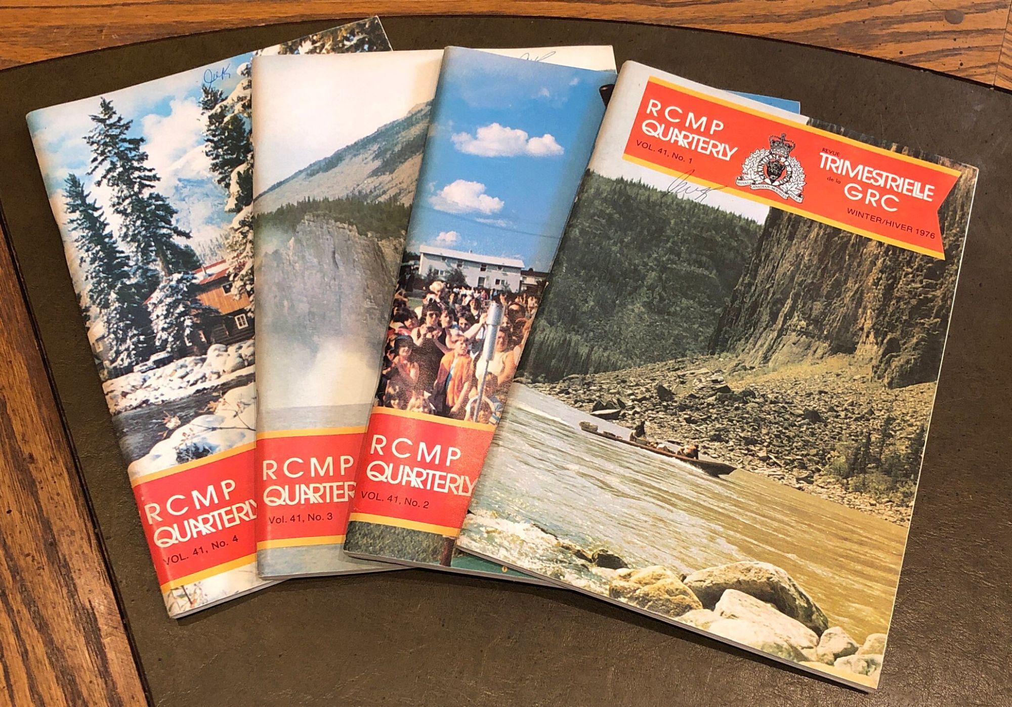 RCMP Quarterly / Revue Trimestrielle de la GRC. 23 Issues. 1970, 1973 ...