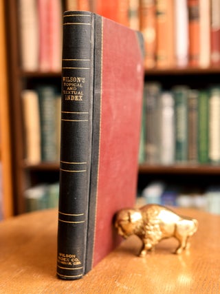 Item #063003 Wilson's Topical and Textual Index