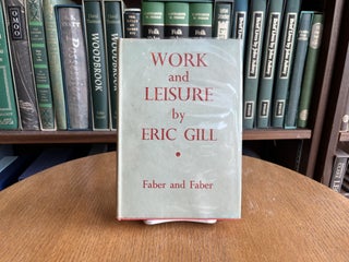 Item #080379 Work and Leisure. Eric Gill