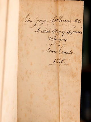 The Montreal Medical Gazette, Being a Monthly Journal of Medicine and the Collateral Sciences; Vol. 1, No.'s 1 to 12, April 1844 to March 1845.