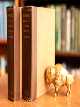 Item #083307 New Voyages to North-America / Two volumes. Baron de Lahontan, ed Reuben Gold...