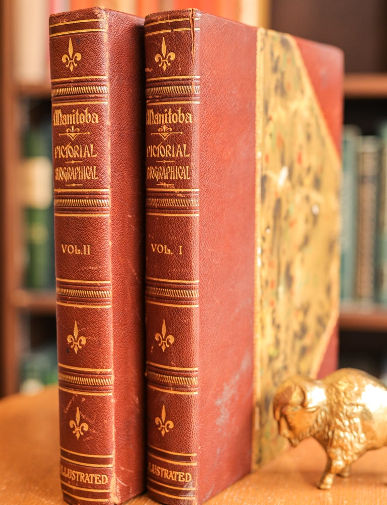 Item #084668 Manitoba (Two volumes); Pictorial and Biographical. Manitoba.