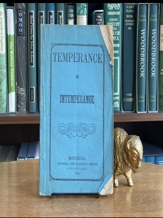 Item #086871 Temperance et Intempérance