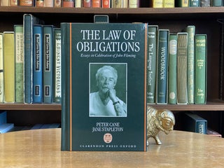 Item #088571 The Law of Obligations; Essays in Celebration of John Fleming. Peter Cane, Jane...