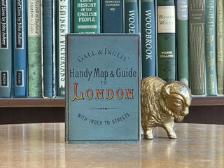 Item #090100 Handy Map of London; Scale: 3.5 Inches to a Mile. Gall, Inglis