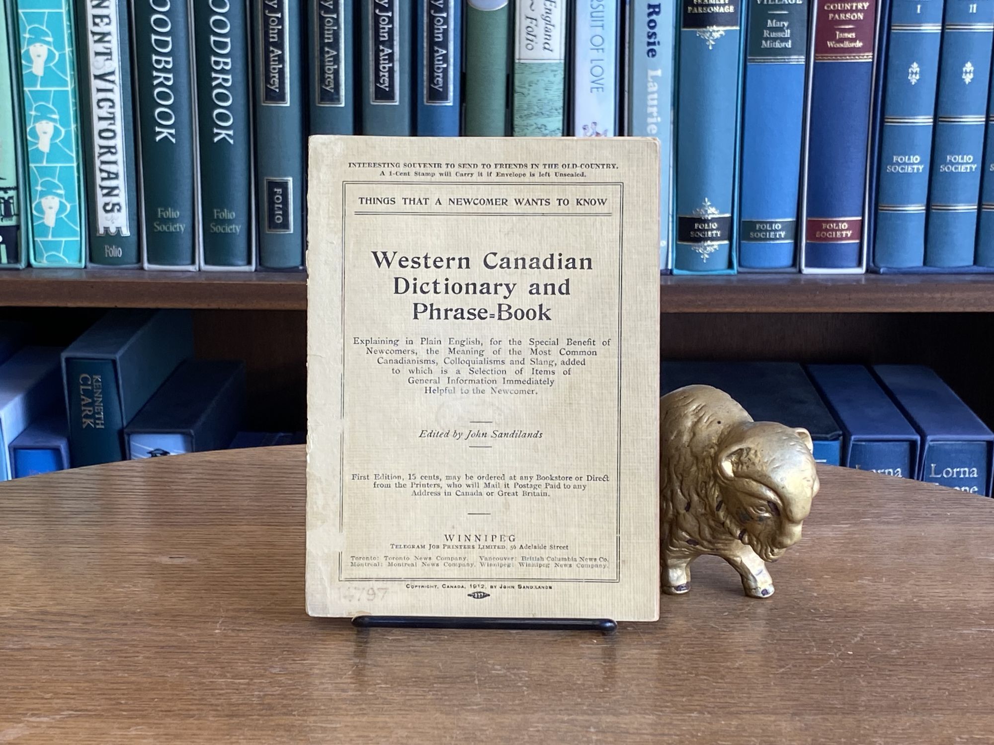 Western Canadian Dictionary and Phrase-Book; Explaining in Plain ...