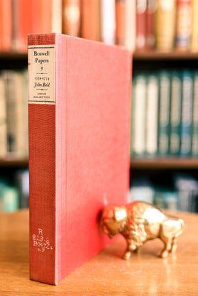Item #9900029554 THE JOURNAL OF JAMES BOSWELL 1772-1774 / His Jaunt to London, Spring, 1772...