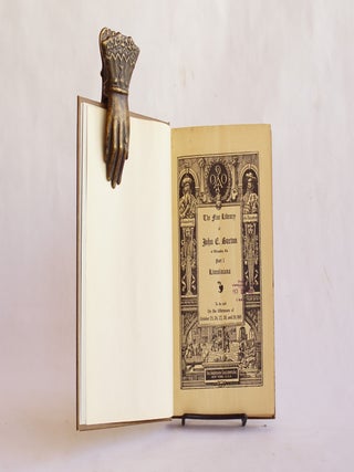 Item #9900044884 THE FINE LIBRARY OF JOHN E. BURTON of Milwaukee, Wis./ Part I Lincolniana/ Part...